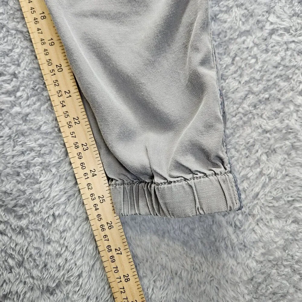 Knox Rose Gray Jogger Pants Size Embroidery Size Medium Boho Hippie Casual